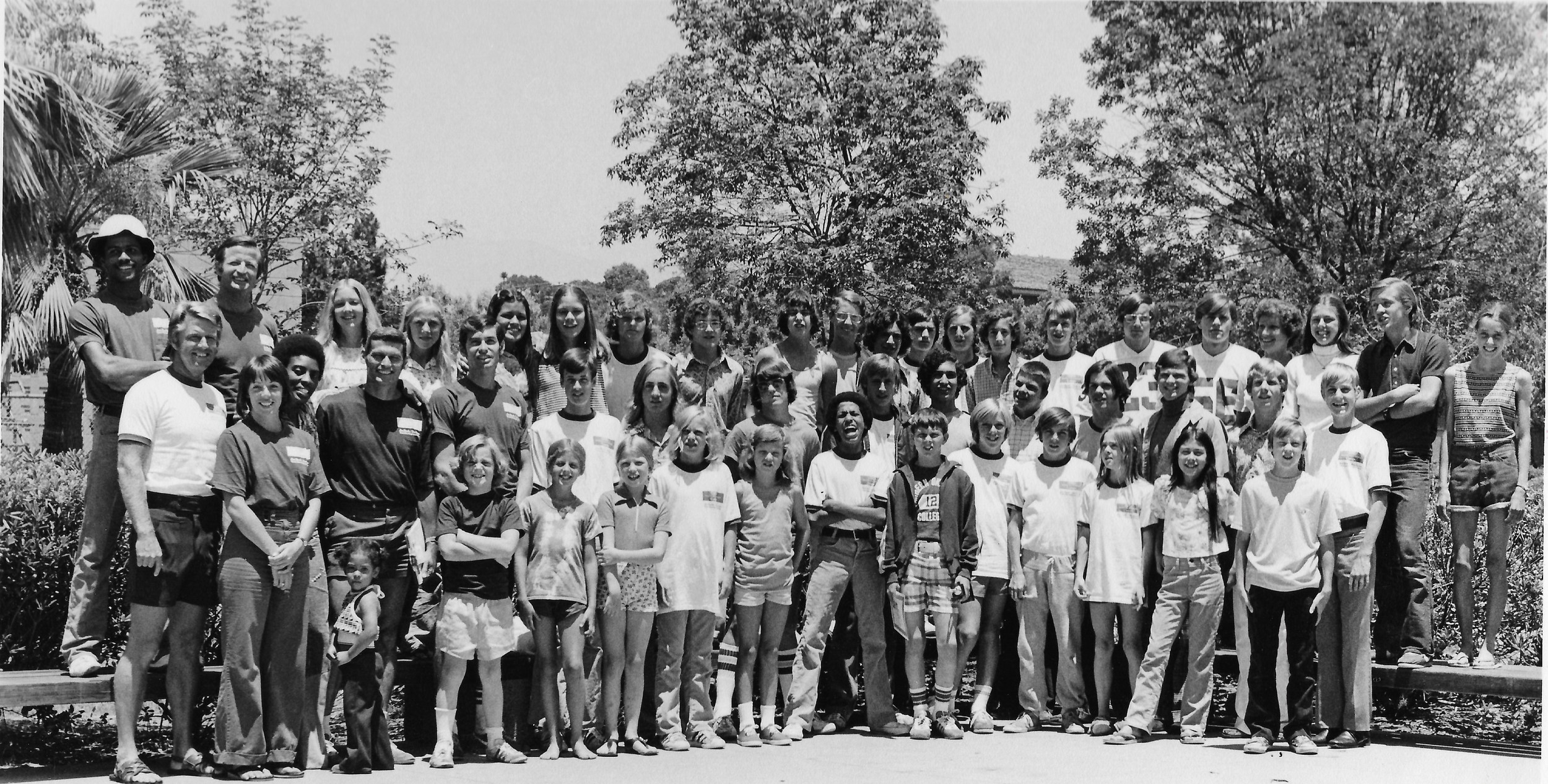 Campers in Santa Barbara, CA, 1975