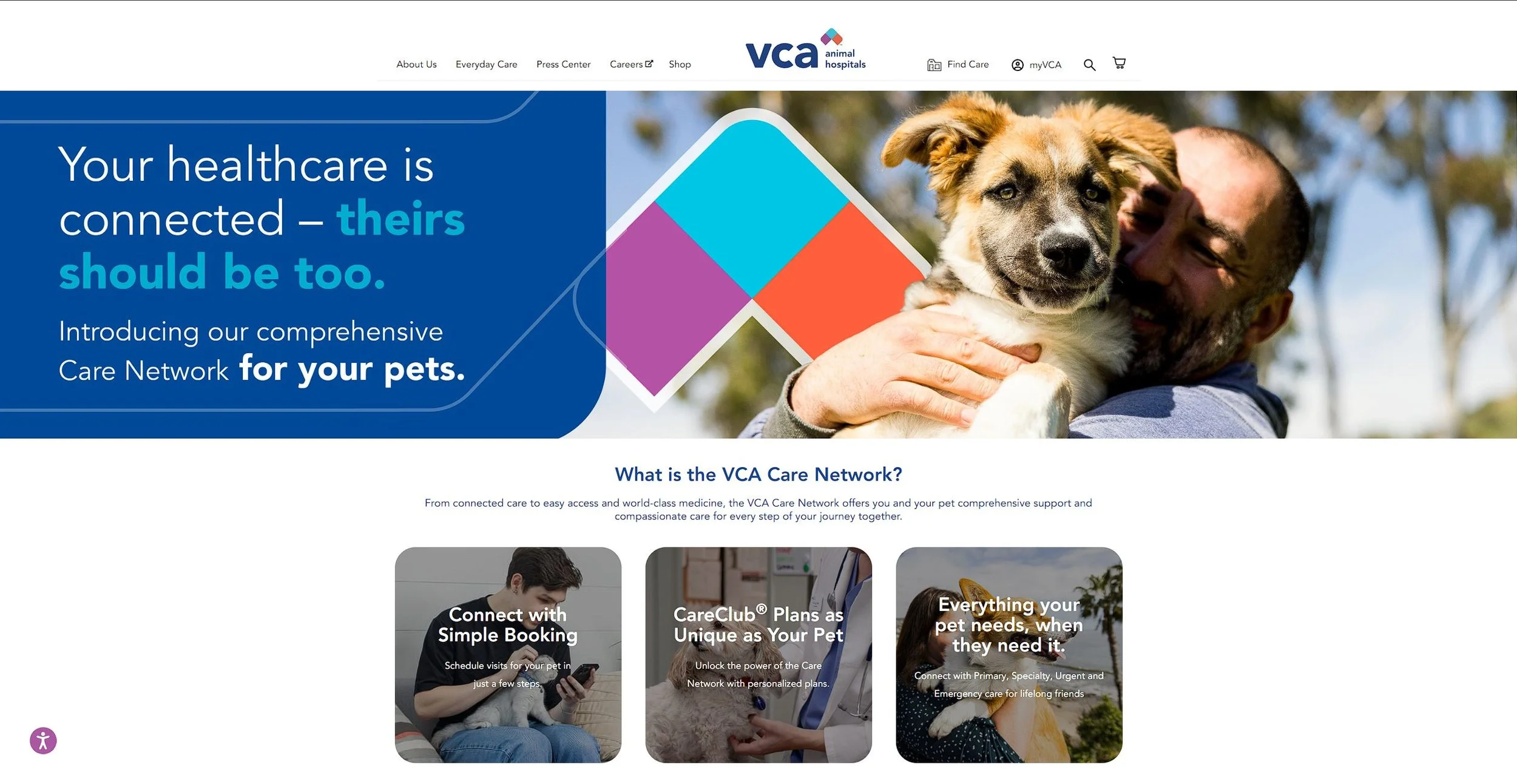 VCA Network website.JPG