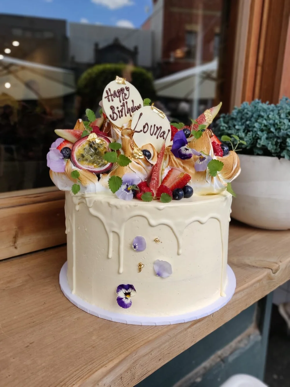 Vanilla And Passion Fruit Cake Millstone