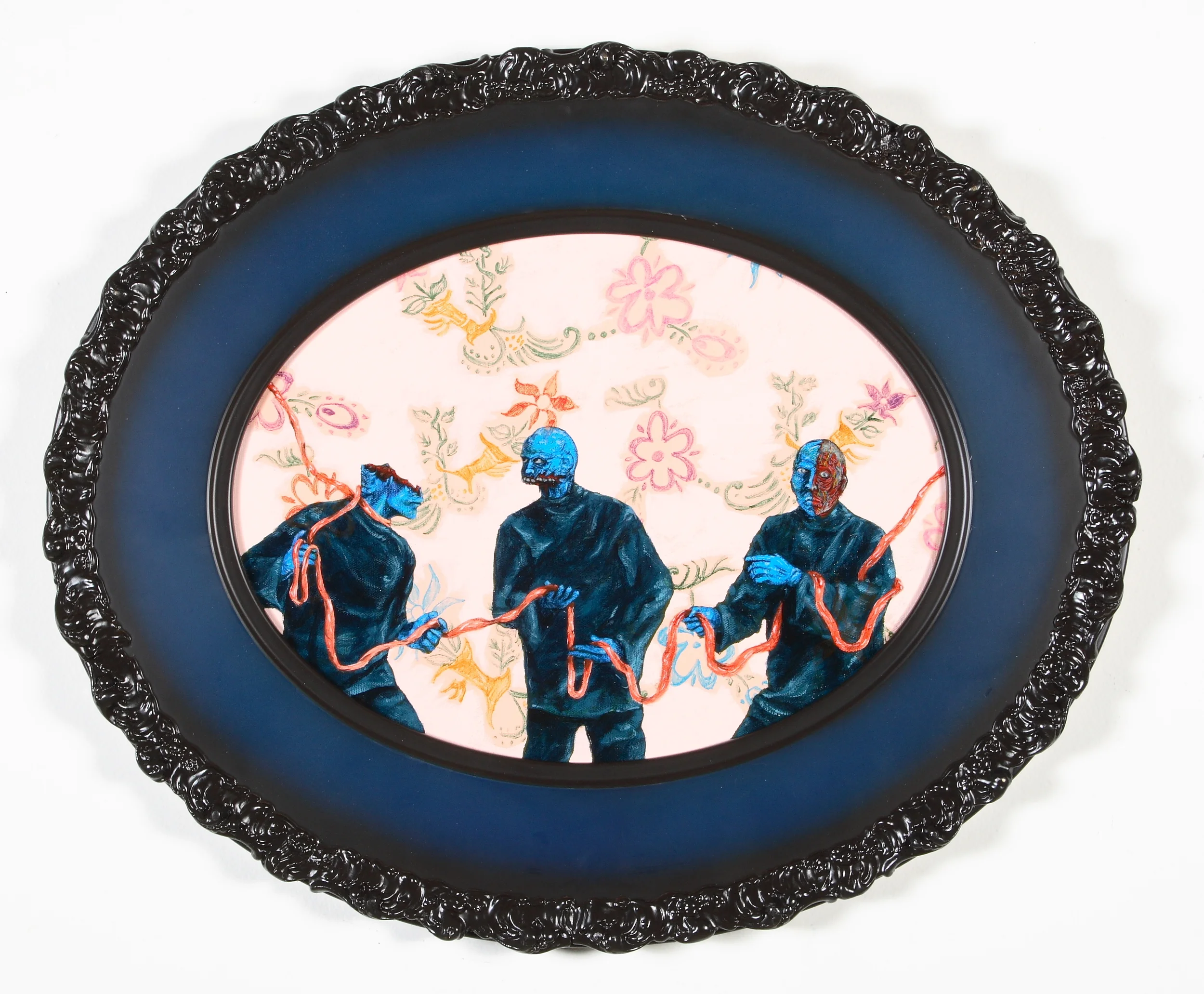 "They blue themselves all on their own"