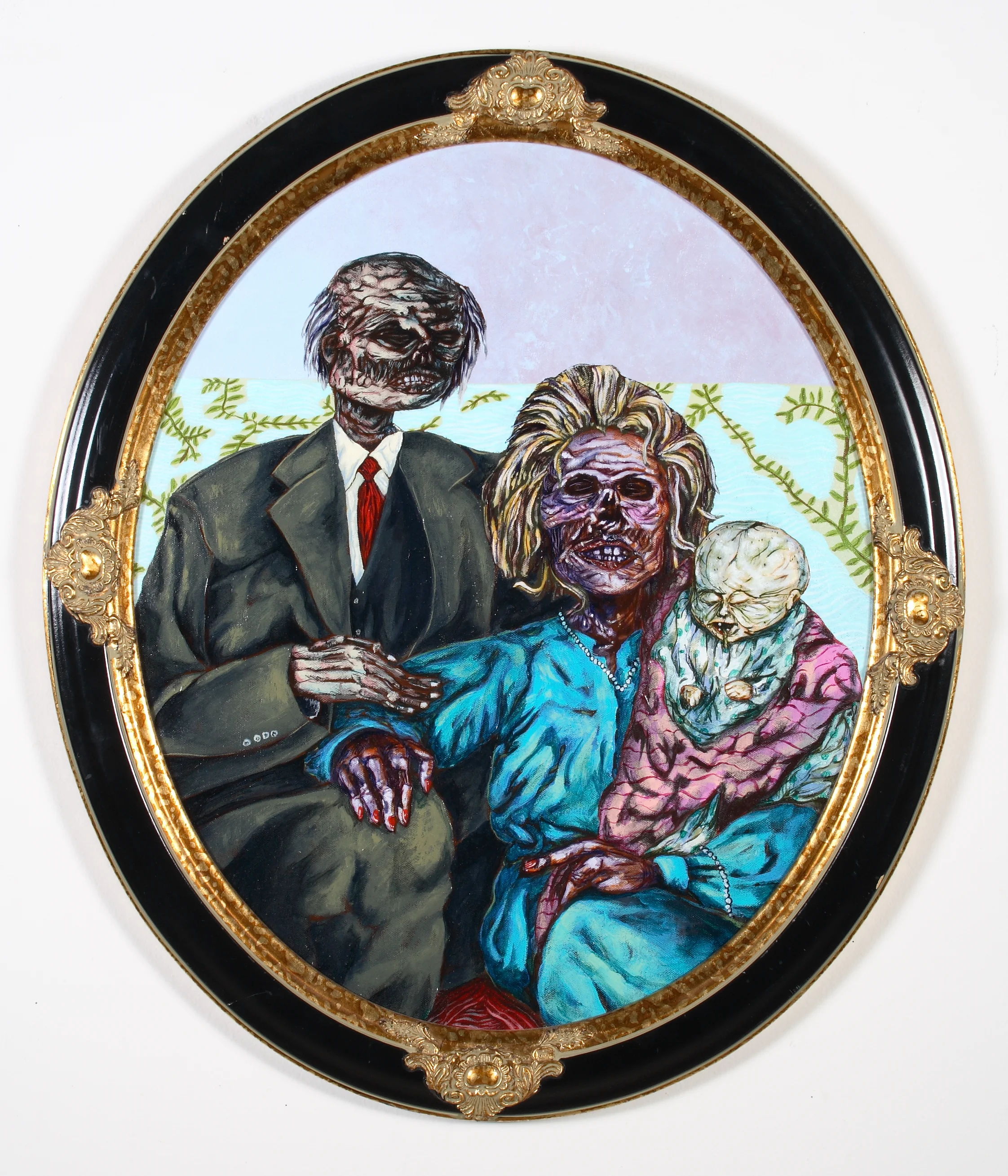 "A Zombie Familee Portrait #1"