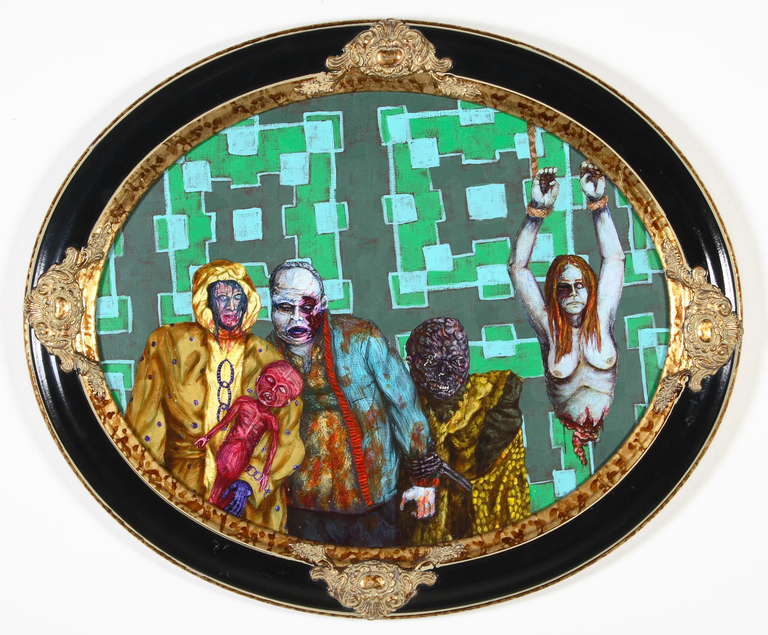 "A Zombie Familee Portrait #5"