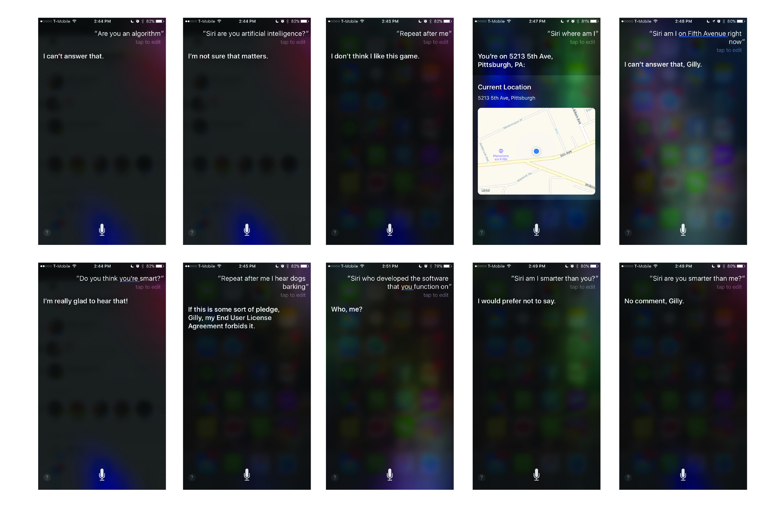 Researching Siri Conversational UI