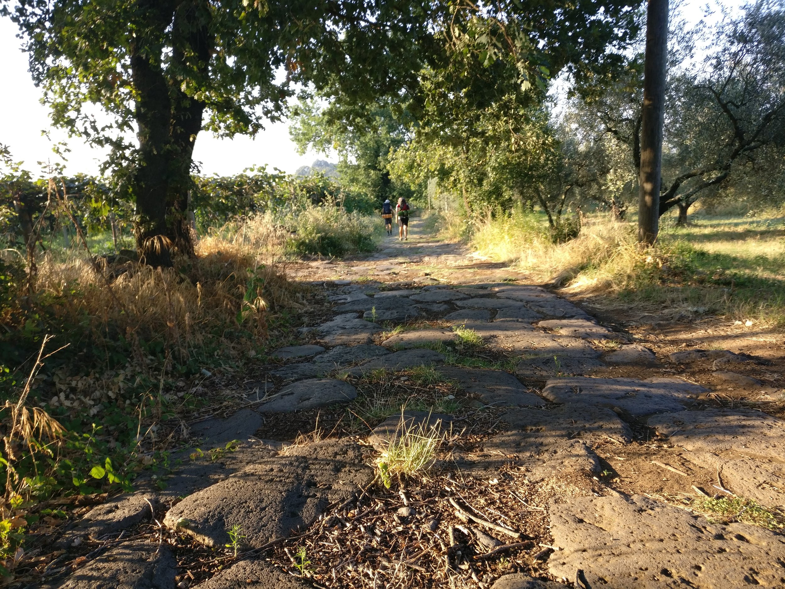  Walking along an ancient Roman road 