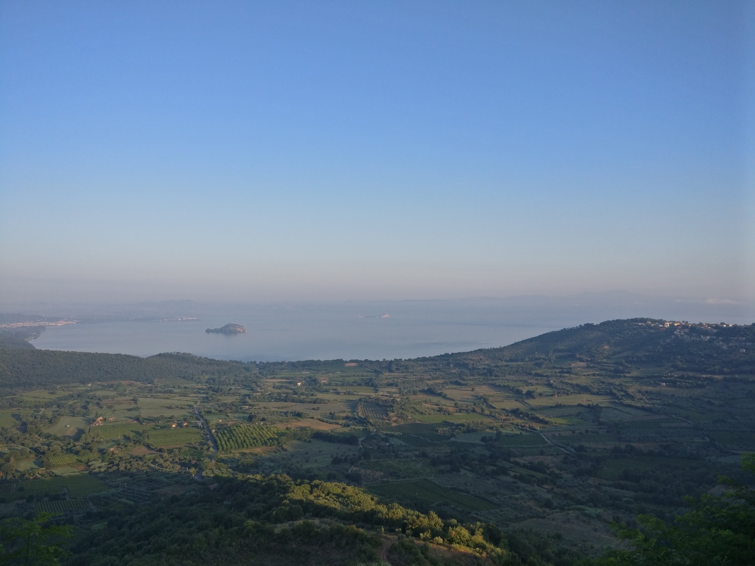  An early morning view of Lago di Bolsena 