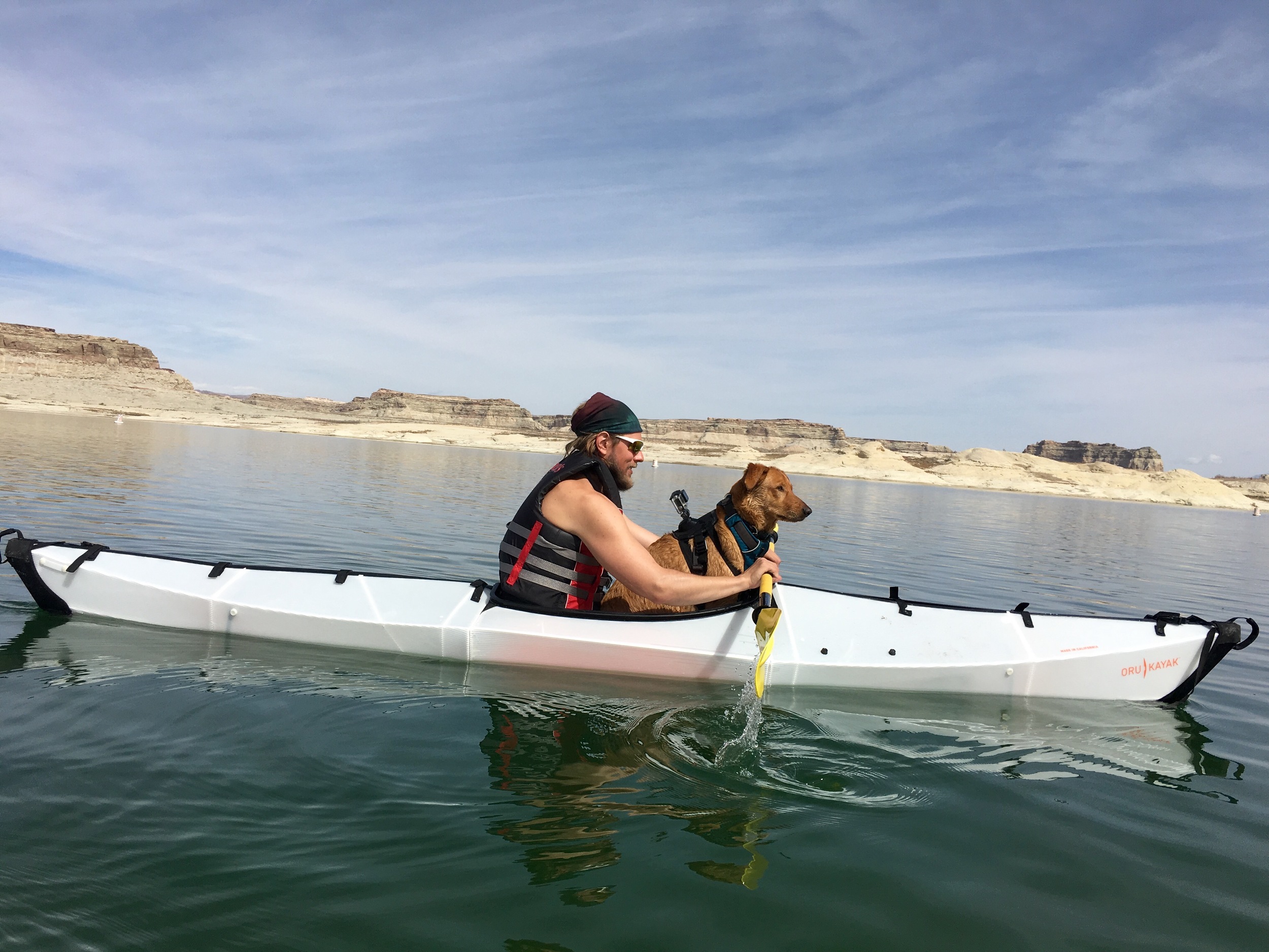 Me and Mila on Lake Powell
