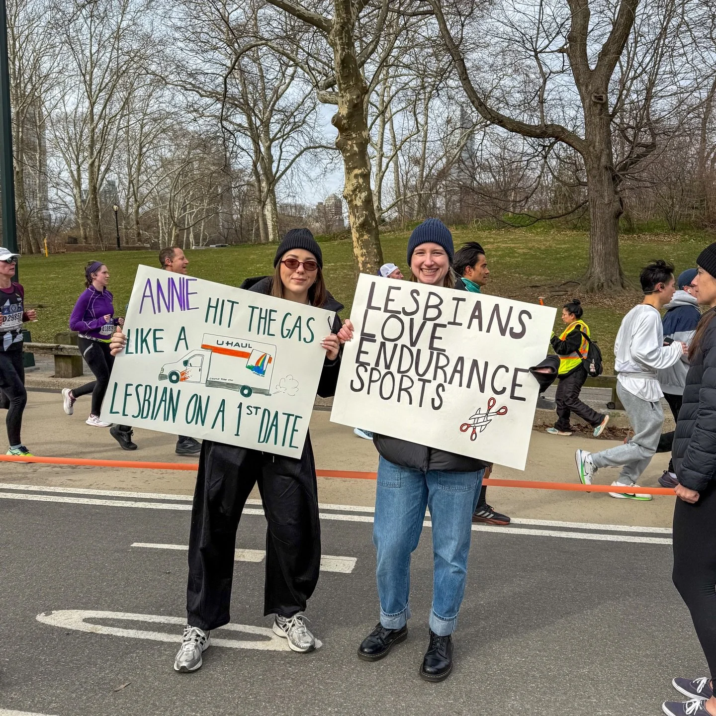 Happy half marathon to all the lesbians celebrating