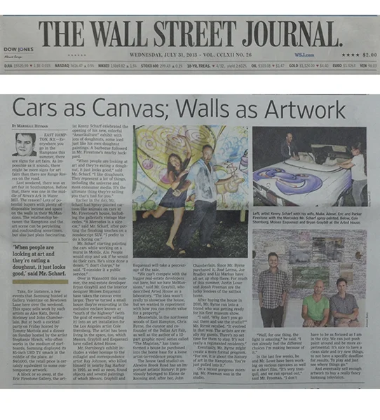 Cars as Canvas; Walls as Artwork