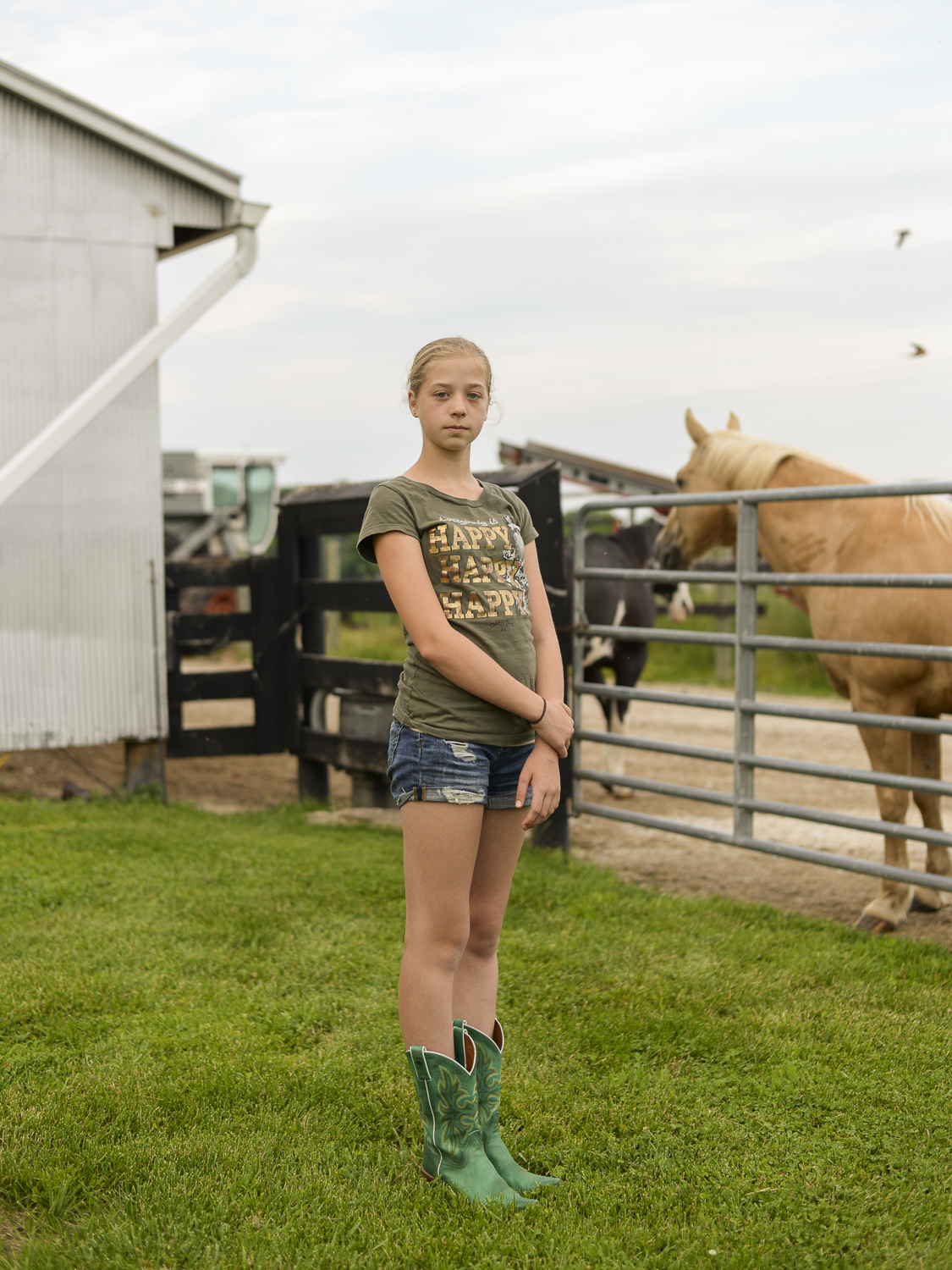   Christina at Her Family Farm , 2016, Lawrenceburg, IN 