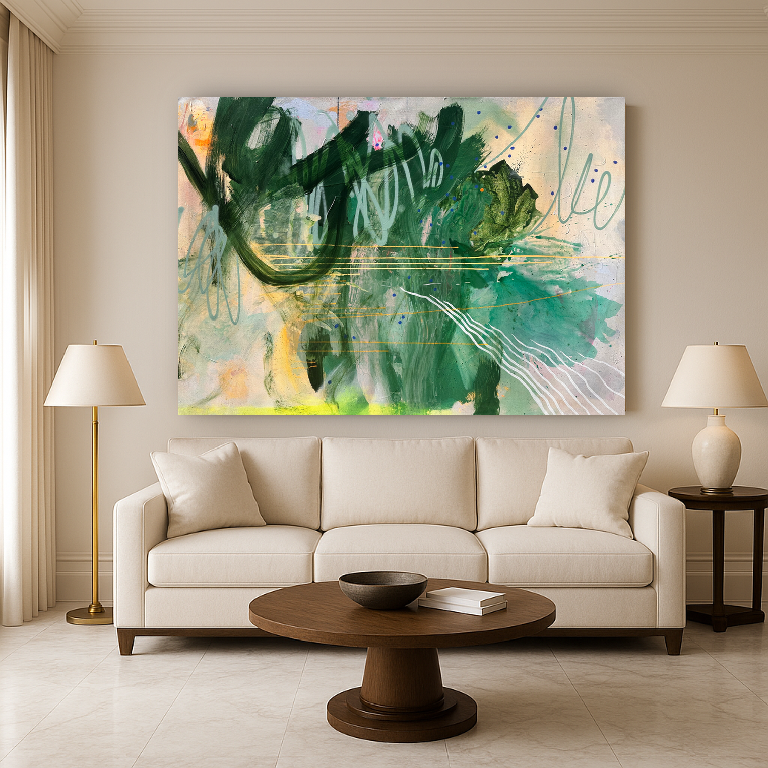 Into the Jungle Is Where You'll Hear the Rhythm Painting