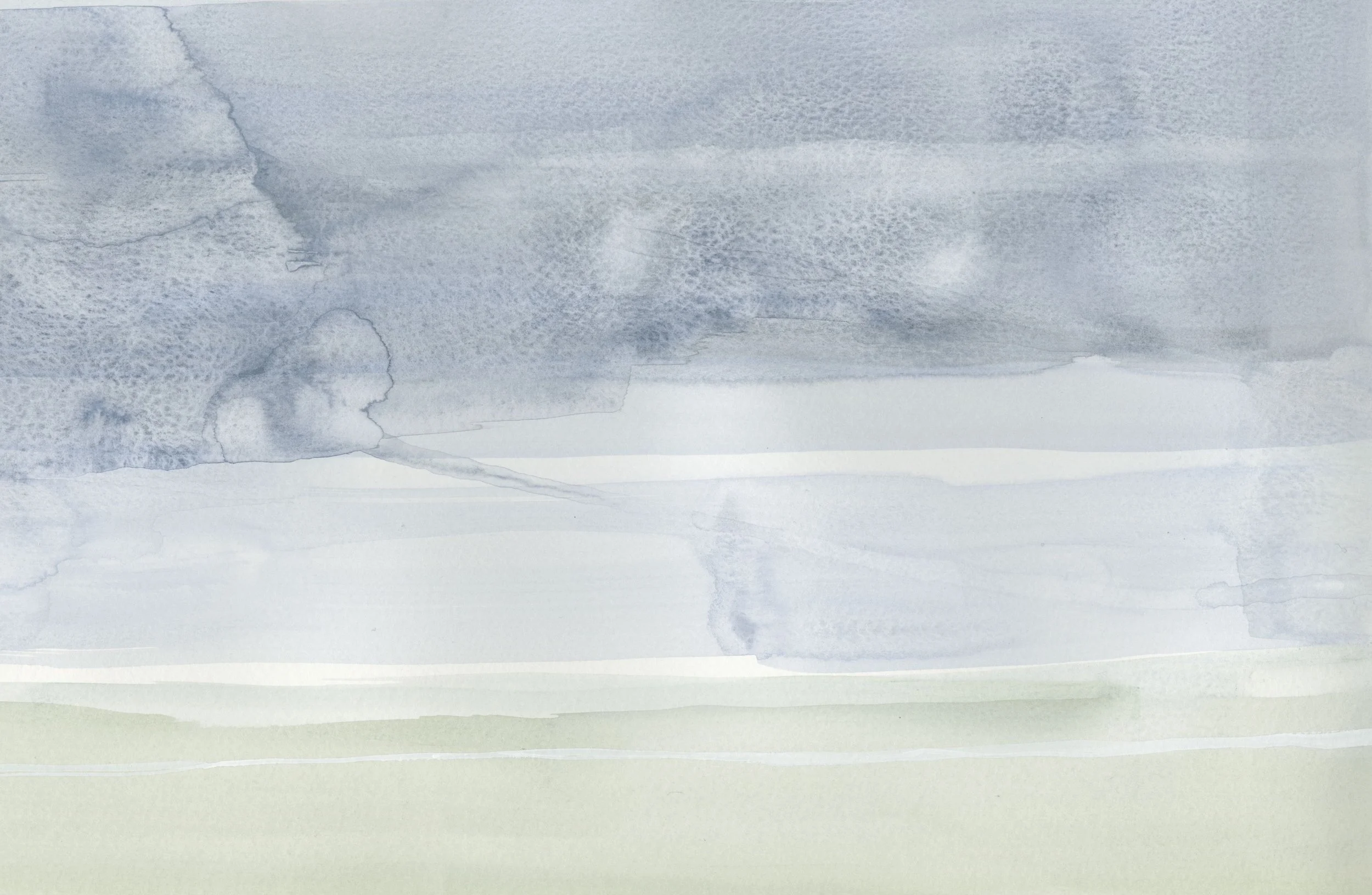 VALLEY - 14” x 54” original painting