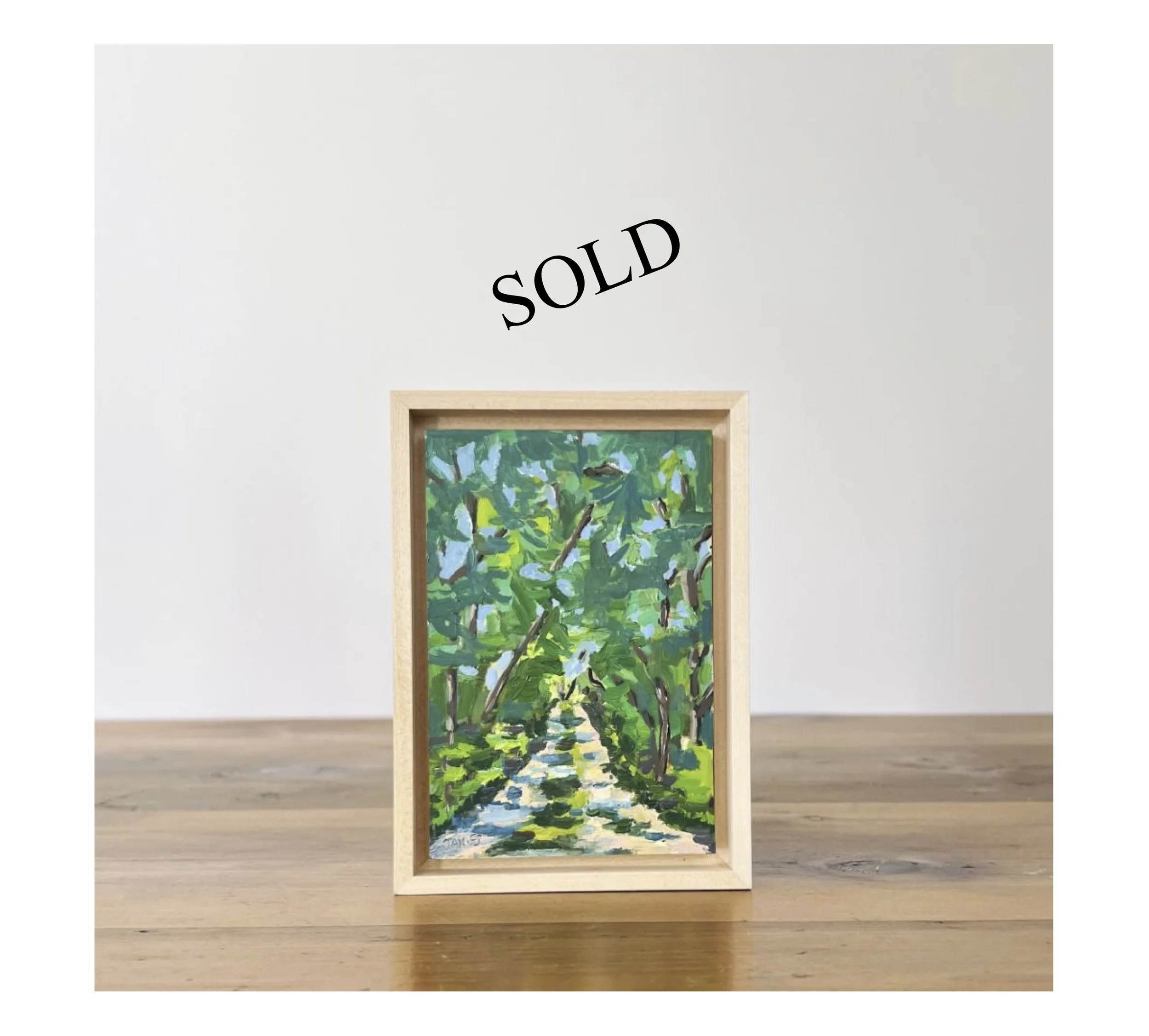 Chappy Dirt Road  |  5" x 7" |   $300