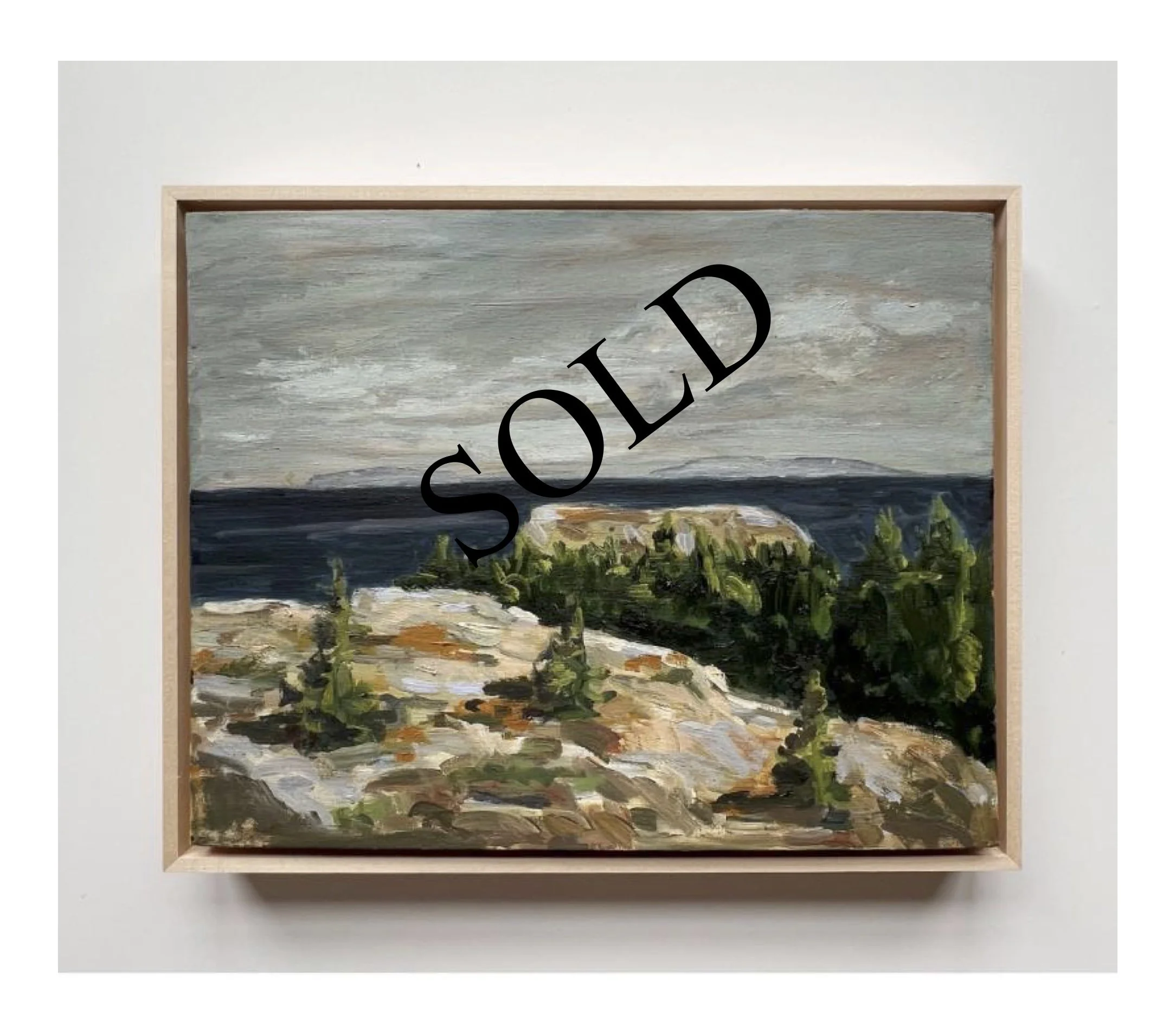 SOLD - Monhegan 4 | 11" x 14" |   $600
