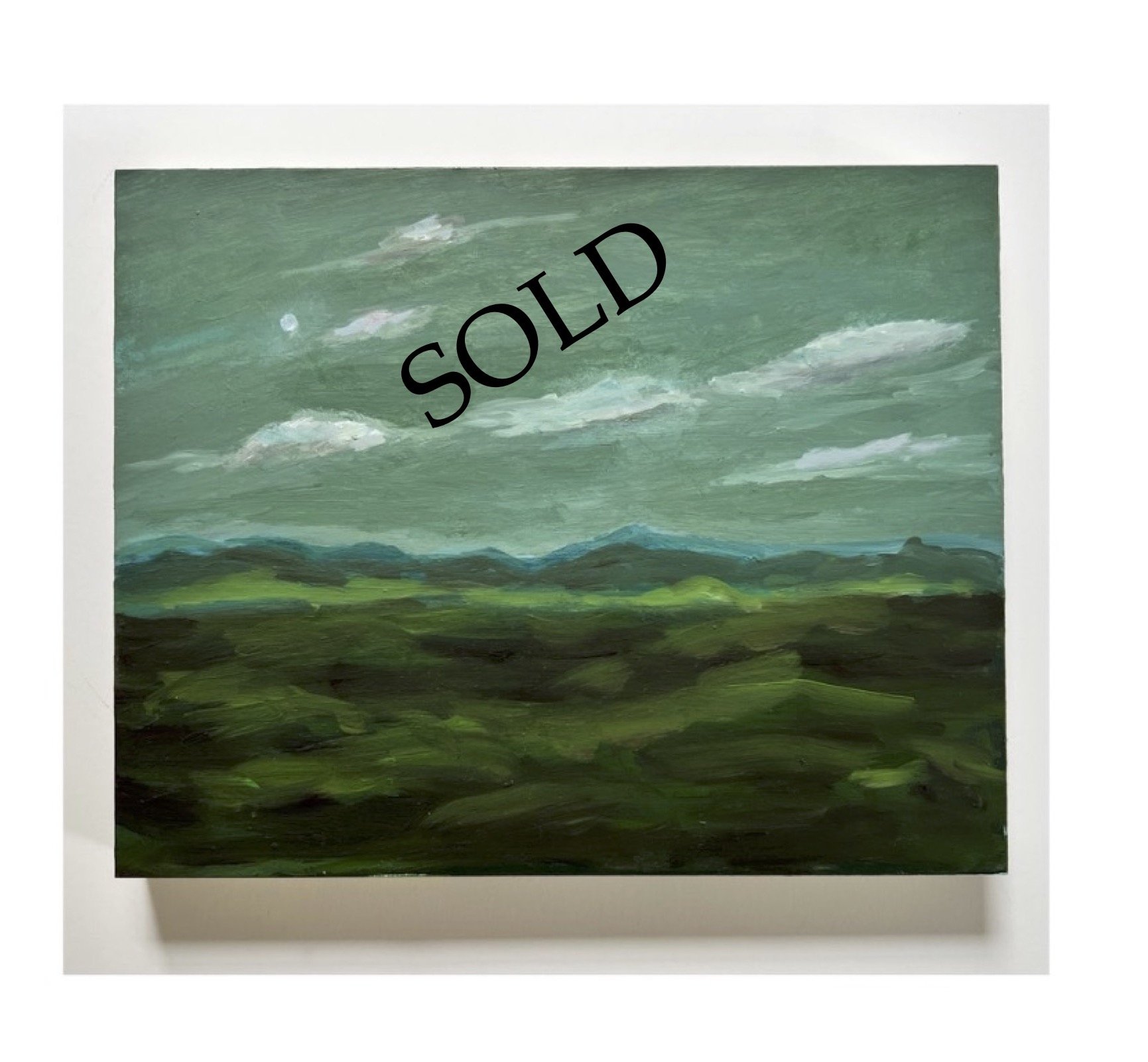 SOLD  -  Dusk in Vermont 2 |  8" x 10" |    $400