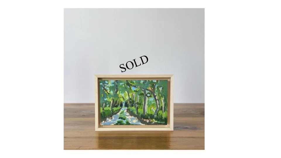 SOLD - Dirt Road to Great Rock Bight  |  5" x 7" |   $300