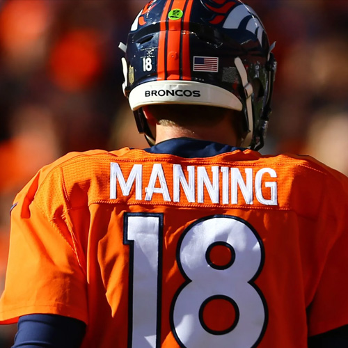 Signed Peyton Manning Denver Broncos Jersey / Priceless — Sideline Pass