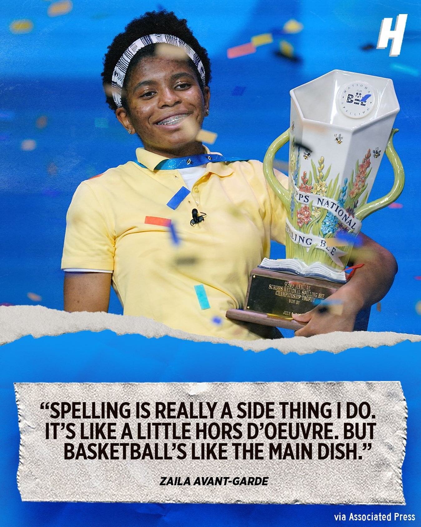 Congratulations Zaila! She won the National Spelling Bee, has three Guinness records for basketball and a bright future. You've made Louisiana proud!