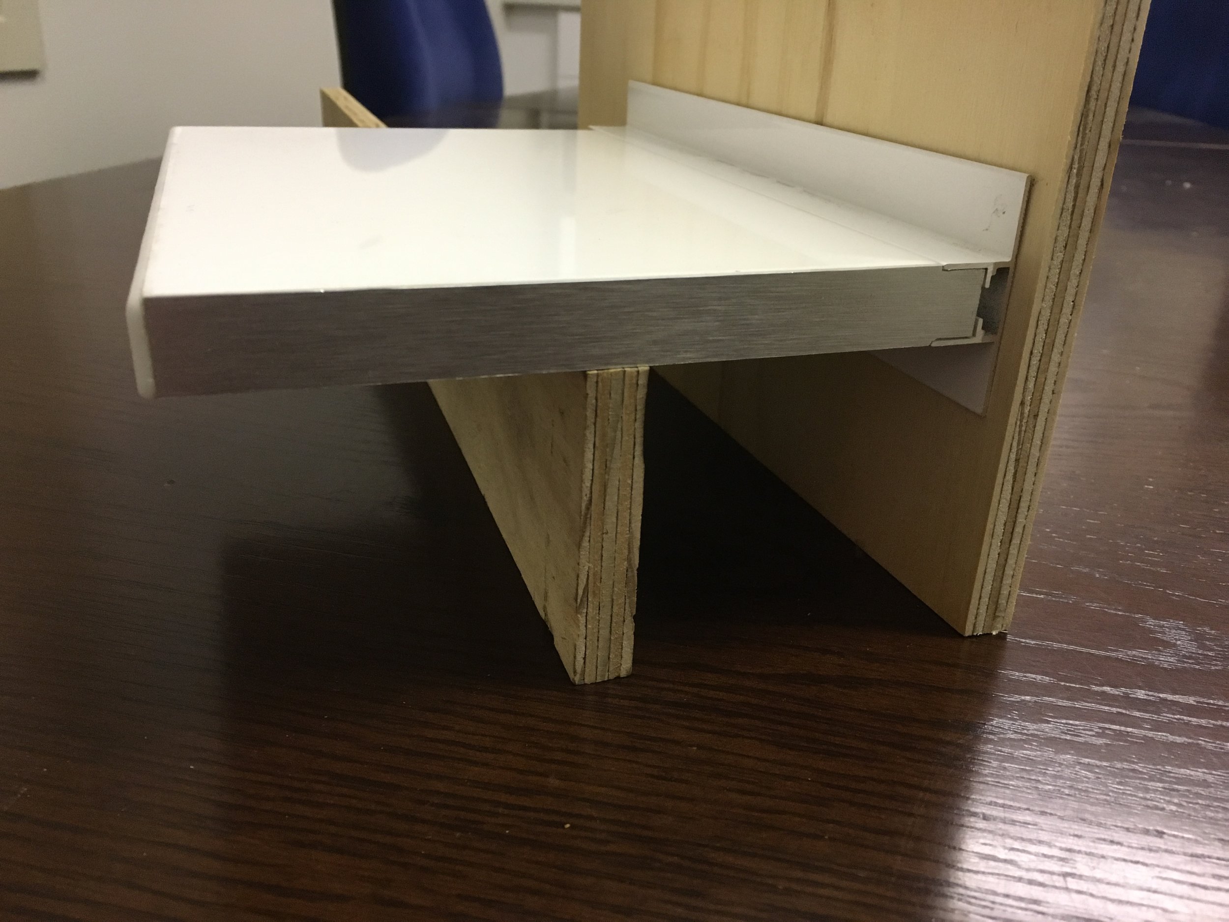 How to build a 'thru wall'shelving system 