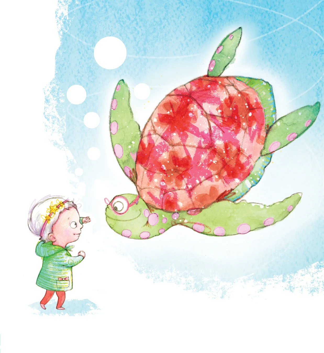 Holly and the turtle