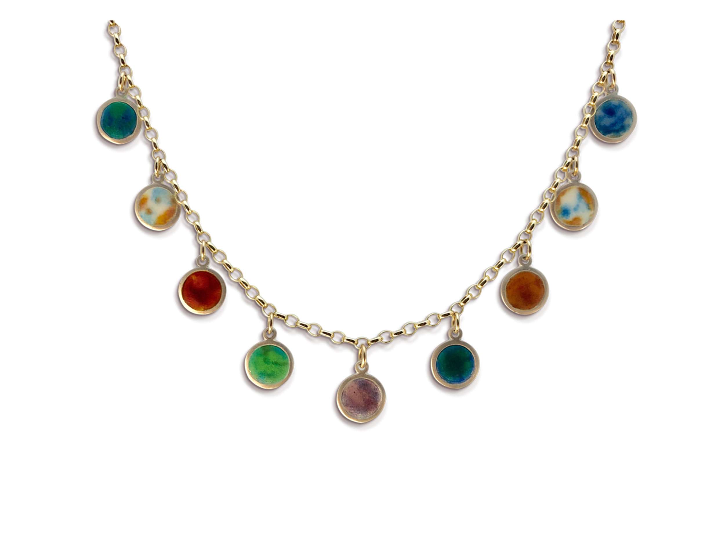Tie+Dye+Enamel+Medallion+Necklace+by+Tara+Turner+London.webp