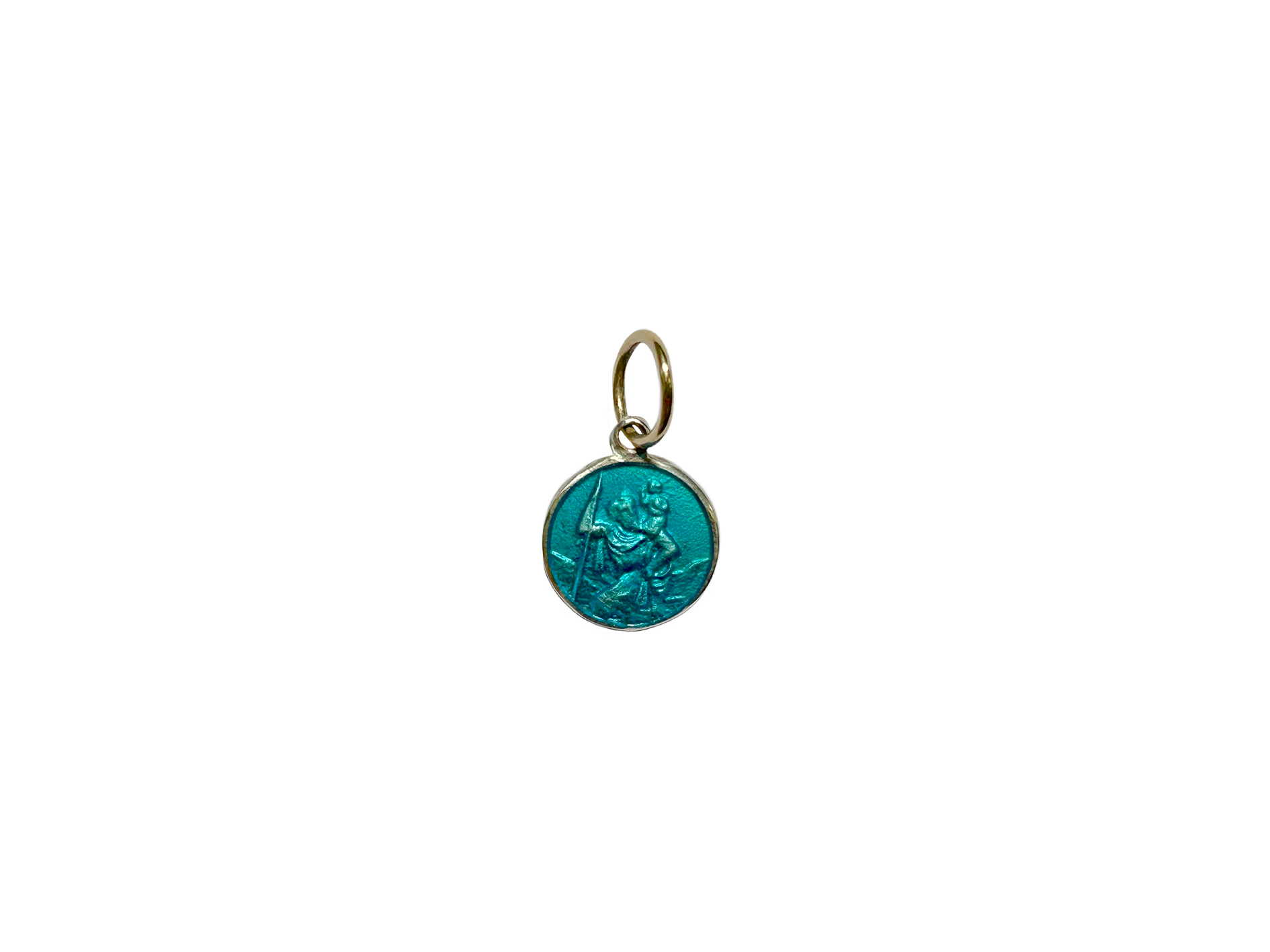 Blue Enamel St. Christopher.png