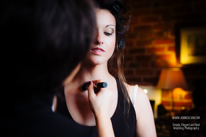 Bridal Prep at Curradine Barns