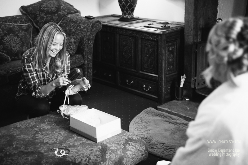 Bridal Prep at New House Farm, Lake District
