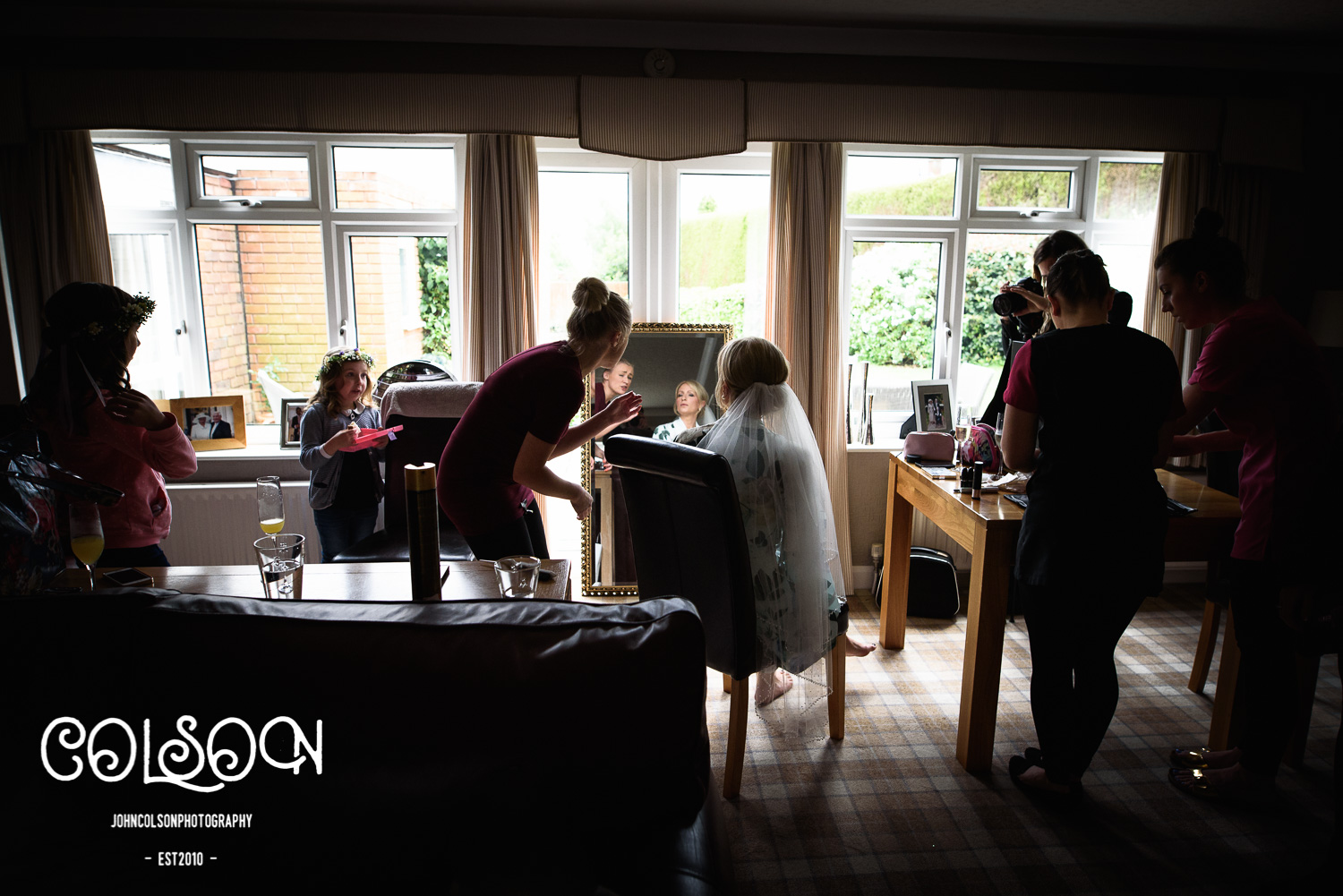 Bridal Preparation in Bewdley, Worcestershire.