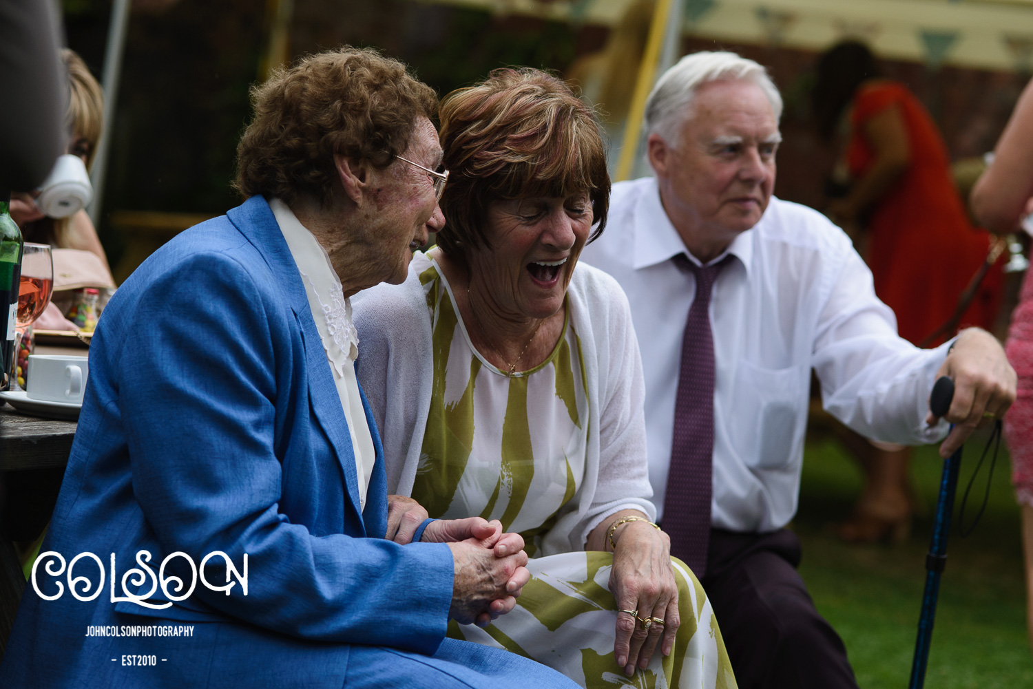 There are moments during a wedding day when you know you just have 'the shot'. I love this image.... pure unadulterated joy and happiness.