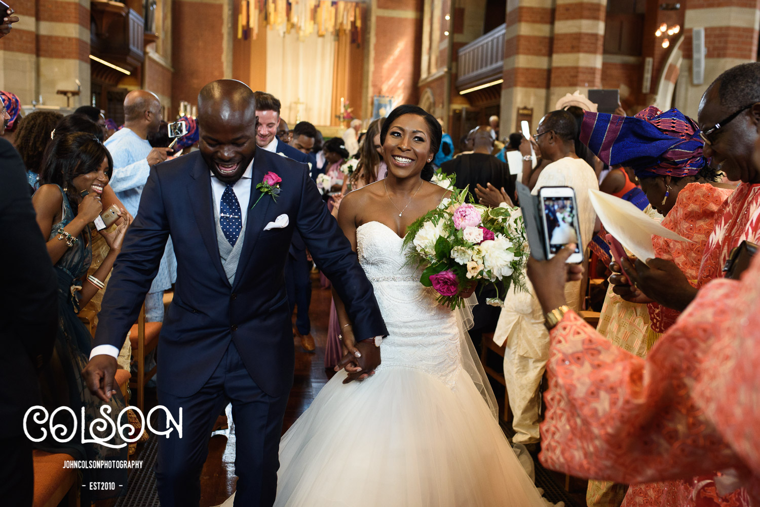 Dancing down the aisle...