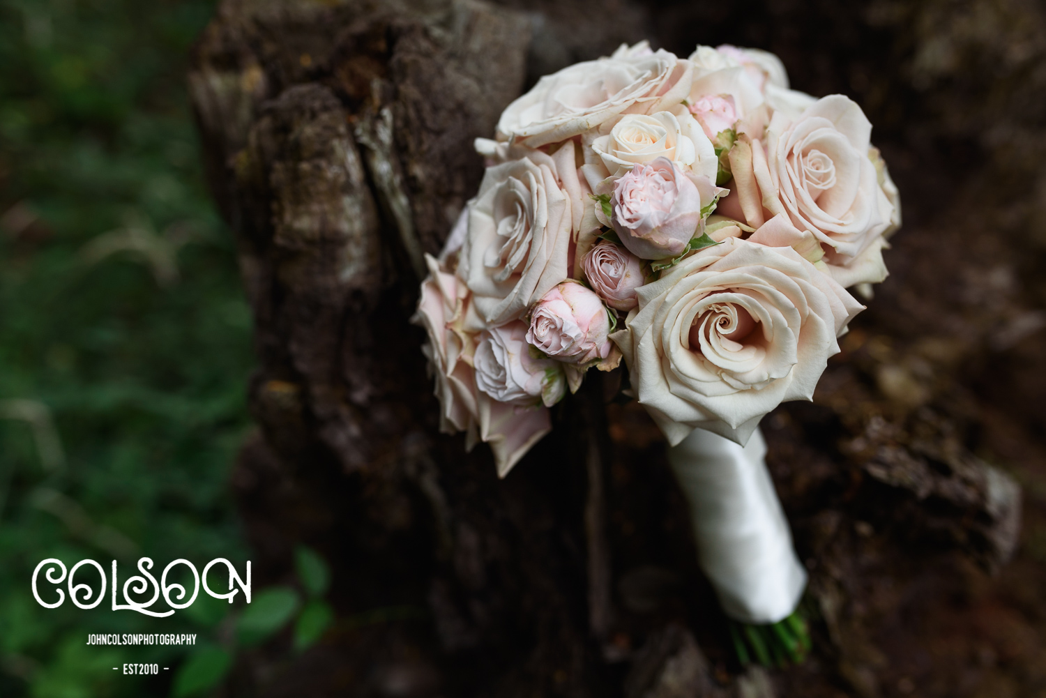 A beautiful wedding bouquet.