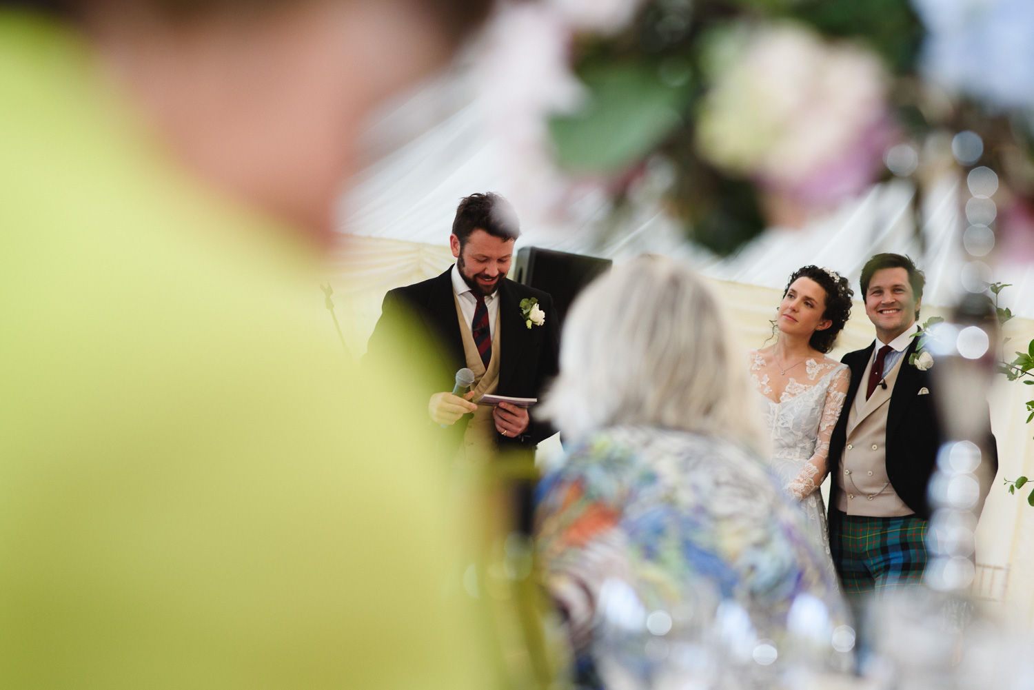 The Best Mans speech at Lottie and Alastairs Cotswold wedding.