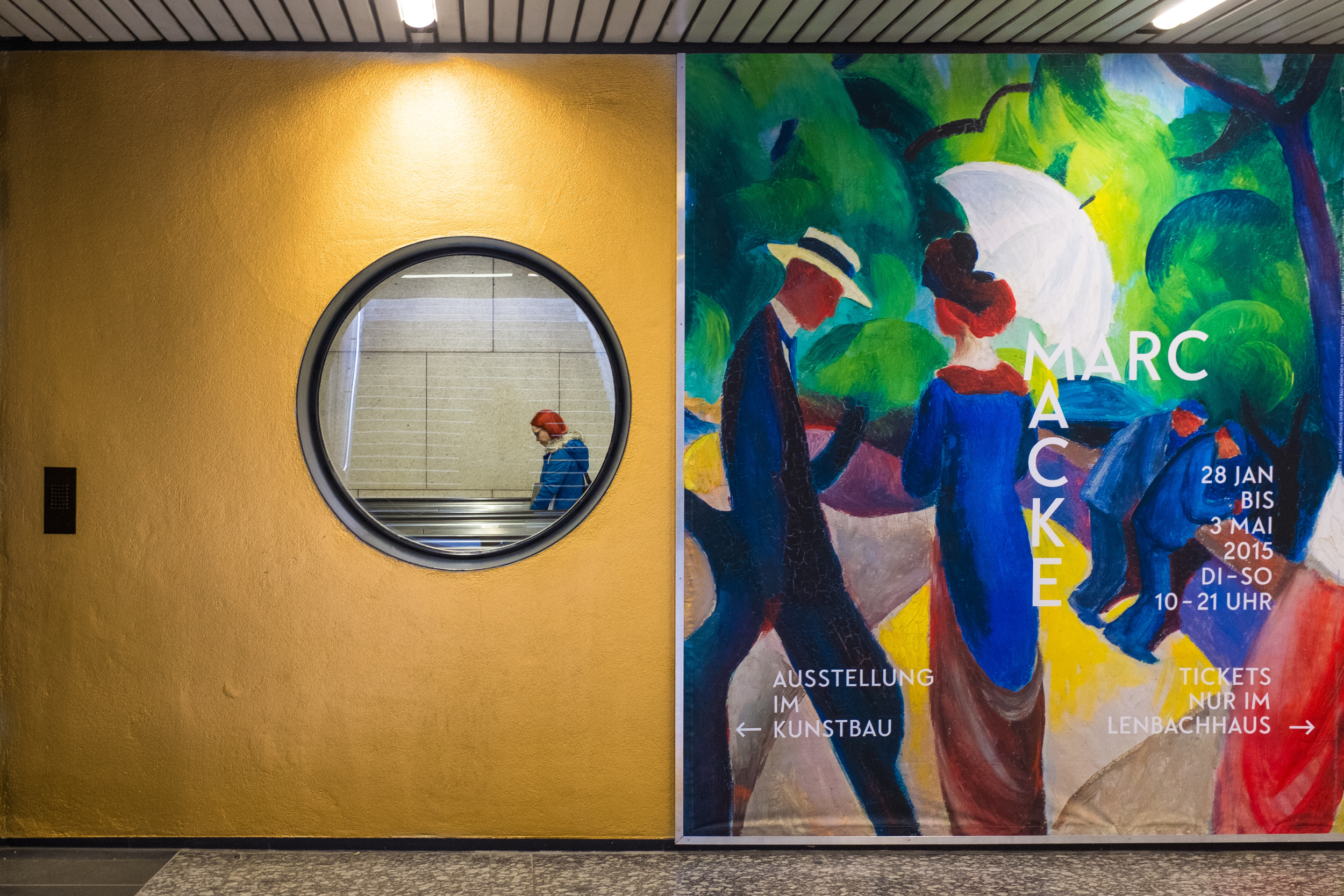   "Macke's Blue Girl",  Munich, Germany, 2013 