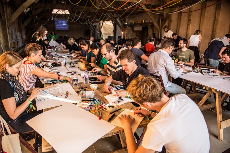 Vision boarding at Summercamp 2014