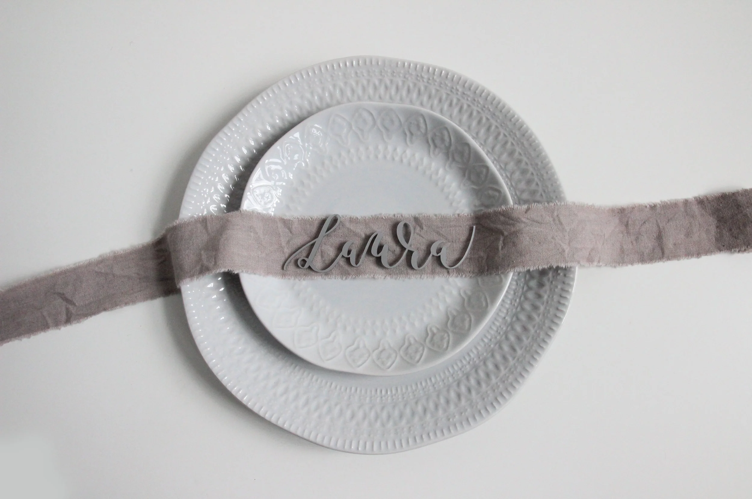 laser cut, wooden, gold, silver, modern calligraphy wedding stationery, place name