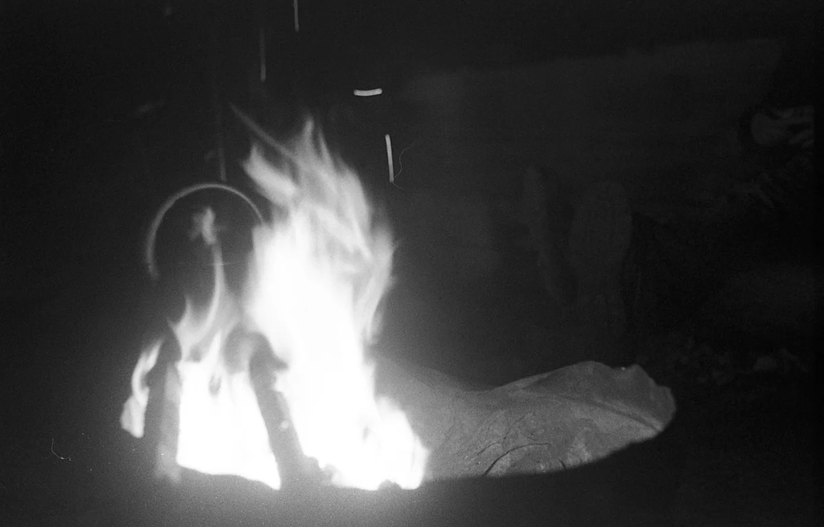 A nightly ritual. Nice when it’s warm, but not so fun when it’s raining and there’s no kitchen to cook in.