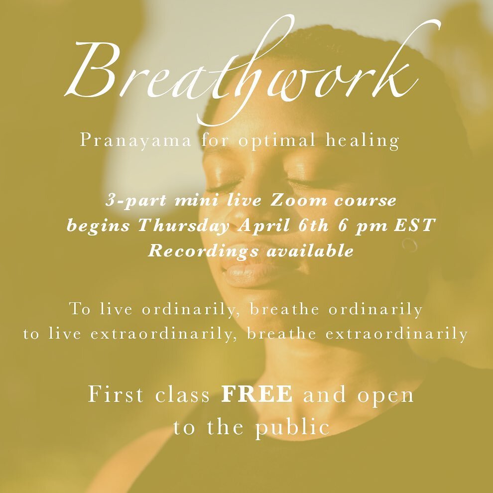 Have you been wanting to learn more about breathwork/prānāyāma and simply haven&rsquo;t had the right opportunity? Or perhaps you&rsquo;ve been mystified by which ones you should do and how to correctly practice them to best bring health and peace in