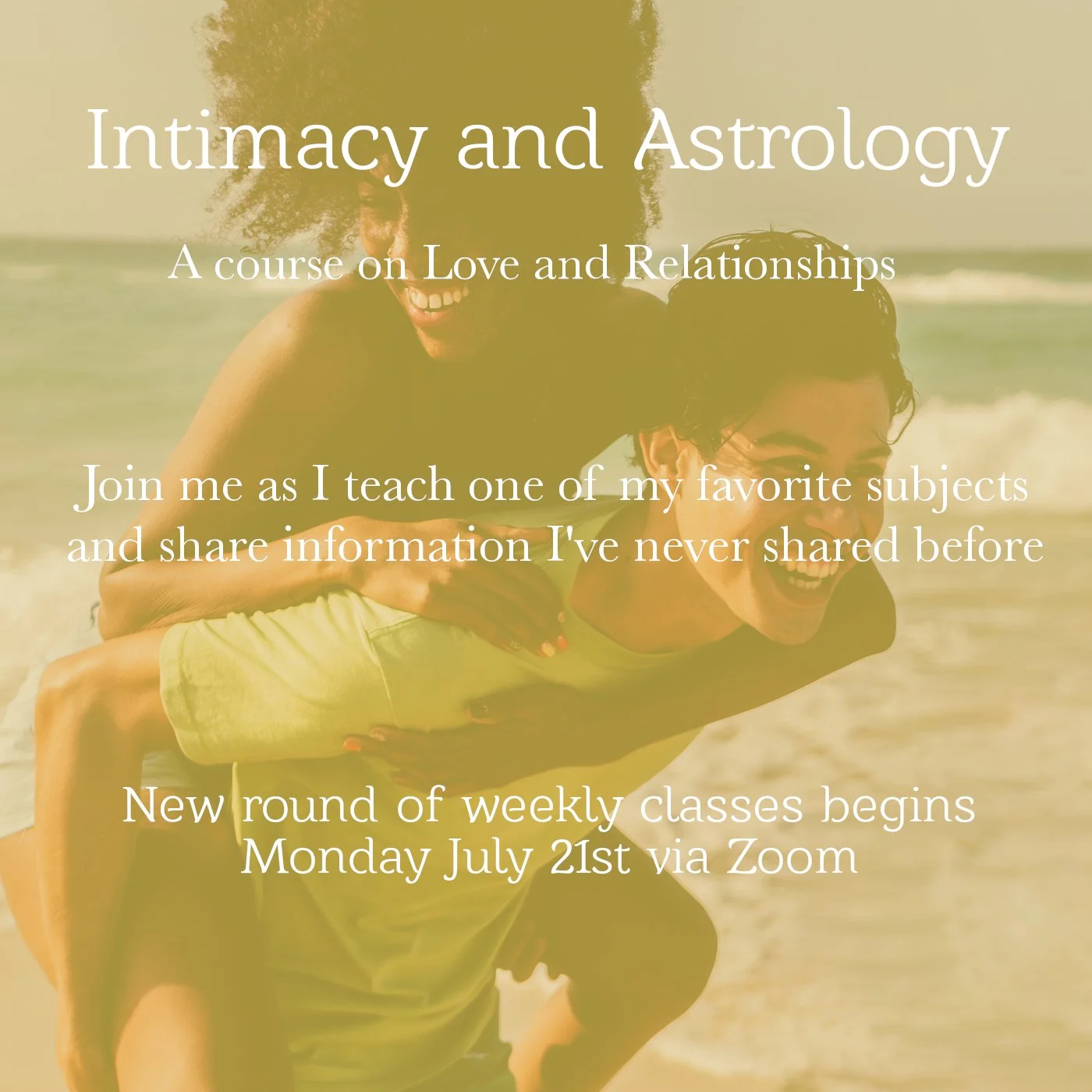 Our love language and experiences in love are written in the stars.
Knowing our love language, innate relationship alignments, and qualities our partners are likely to have greatly empowers us to be better lovers. 
Additionally, there are simply ti