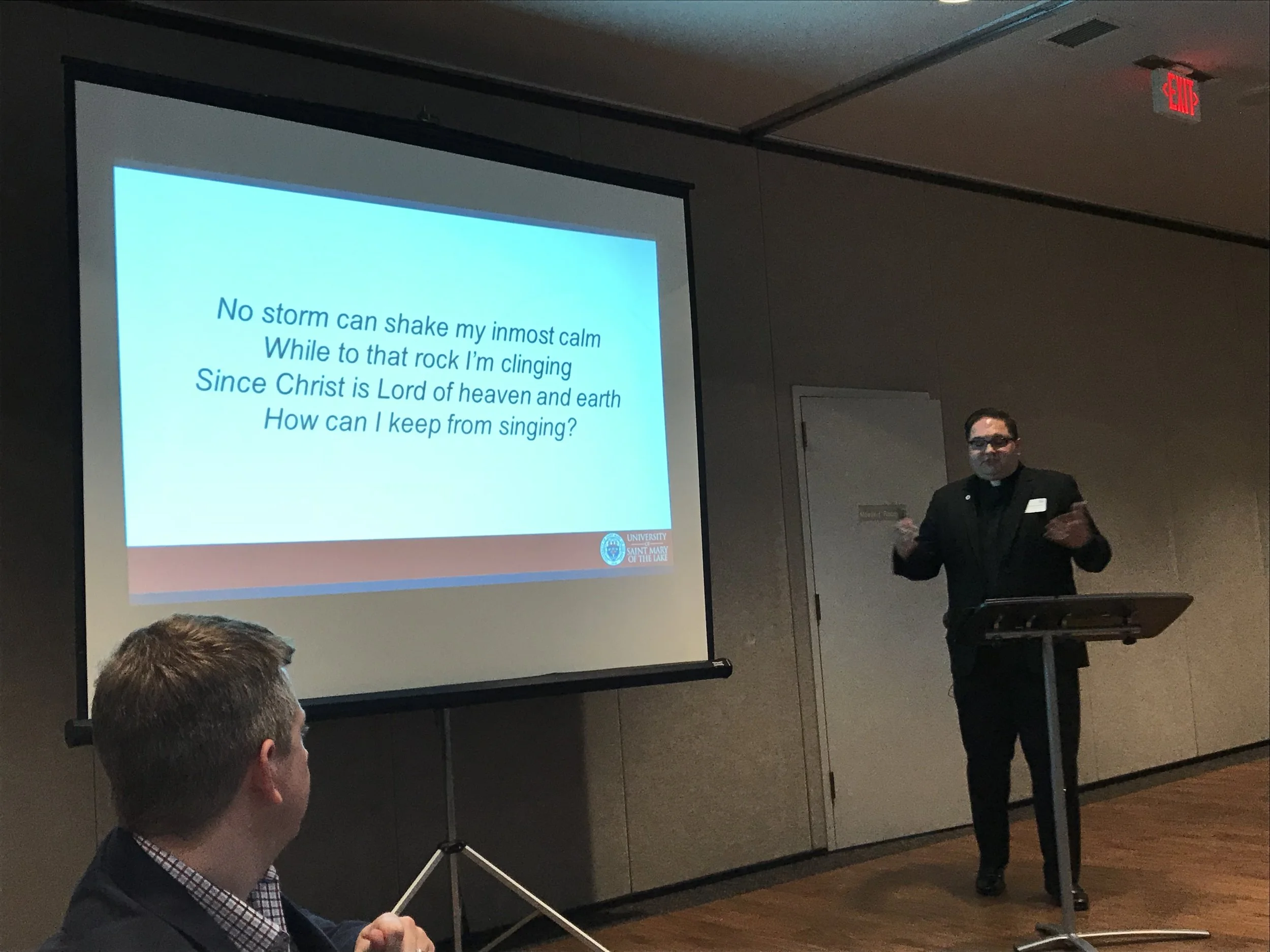 Fr. Bradley Zamora's presentation