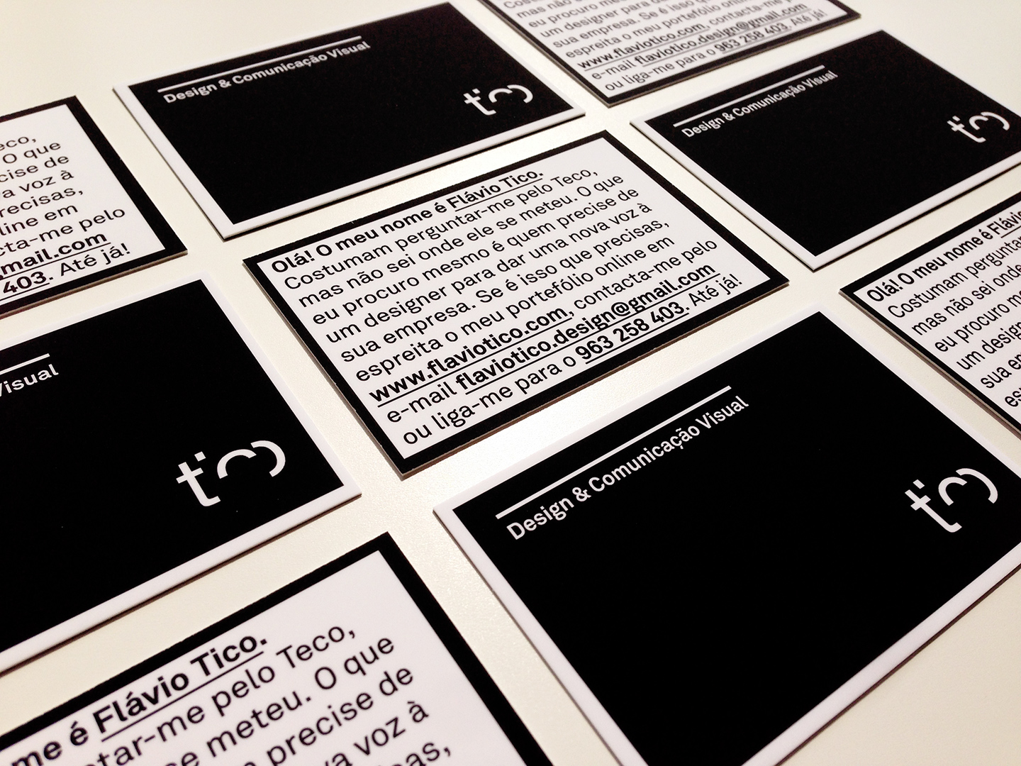 Personal & Self-Promo business cards.