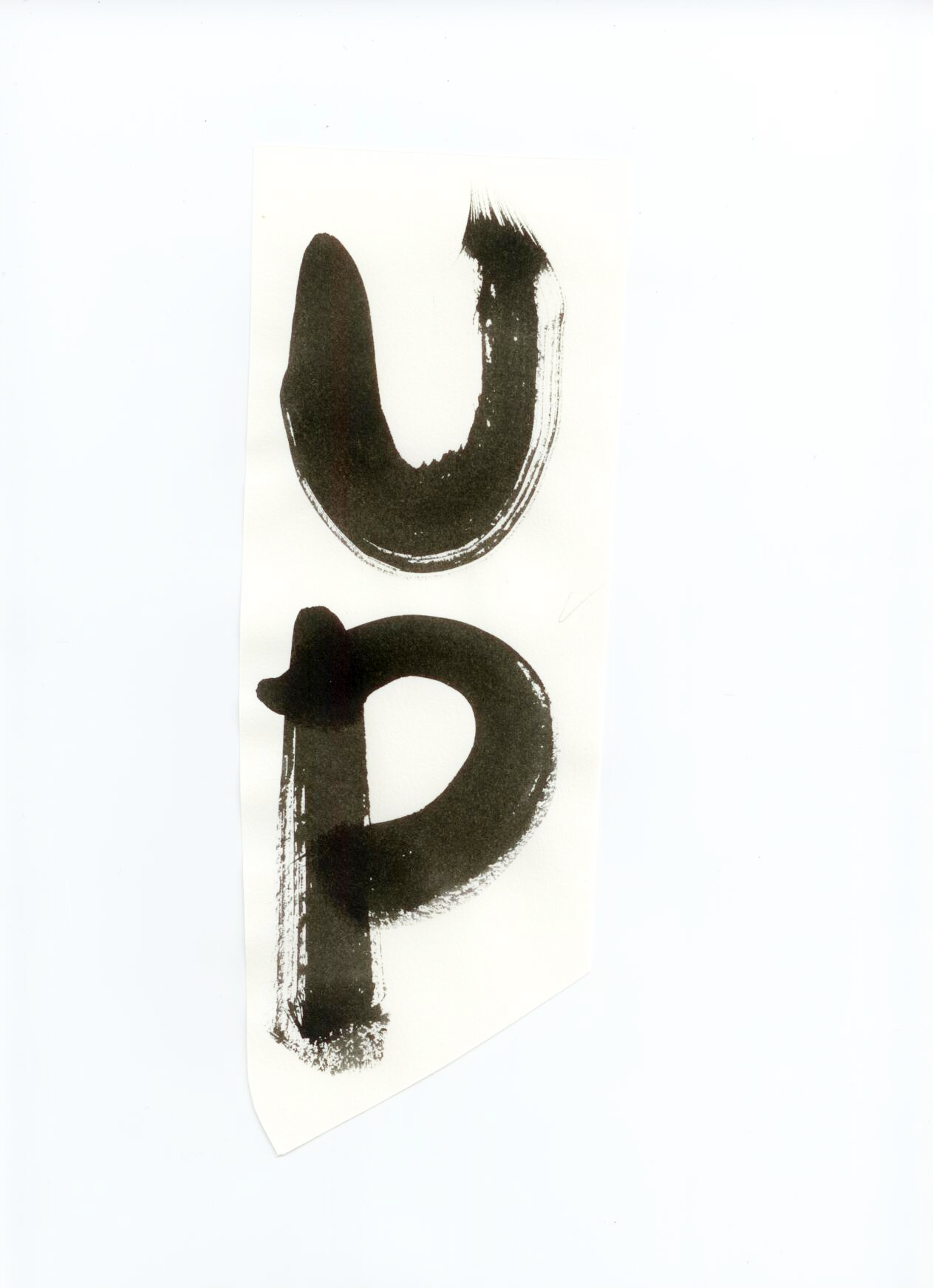 Hand lettering experiments for a poster.
