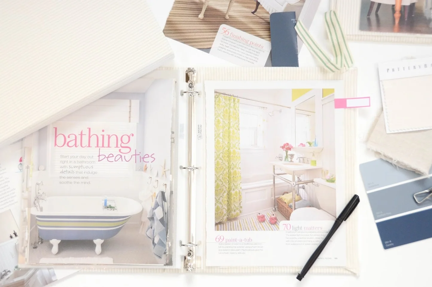 DIY  |  Fabric Covered Binder 