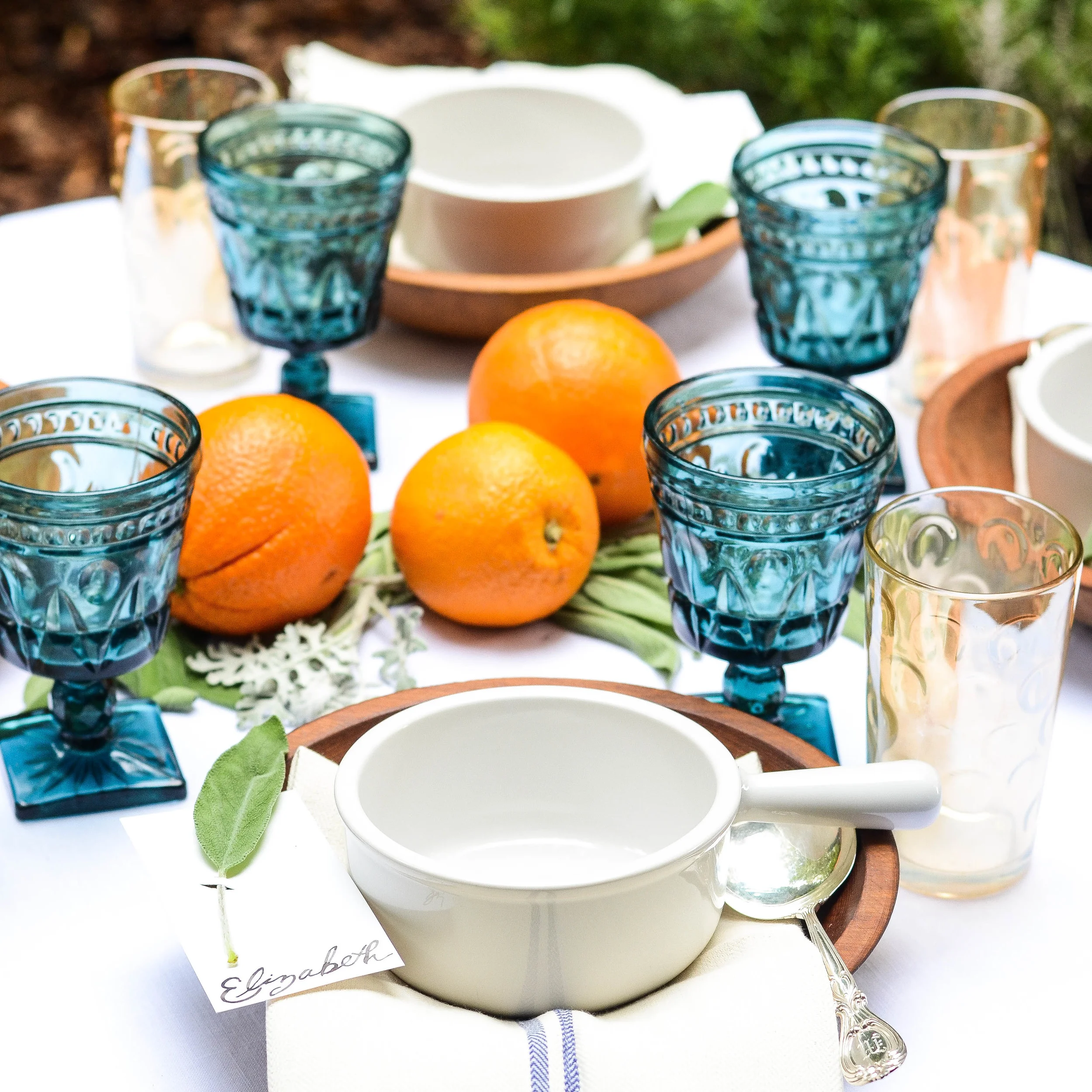 Autumn al fresco  |  Table Setting