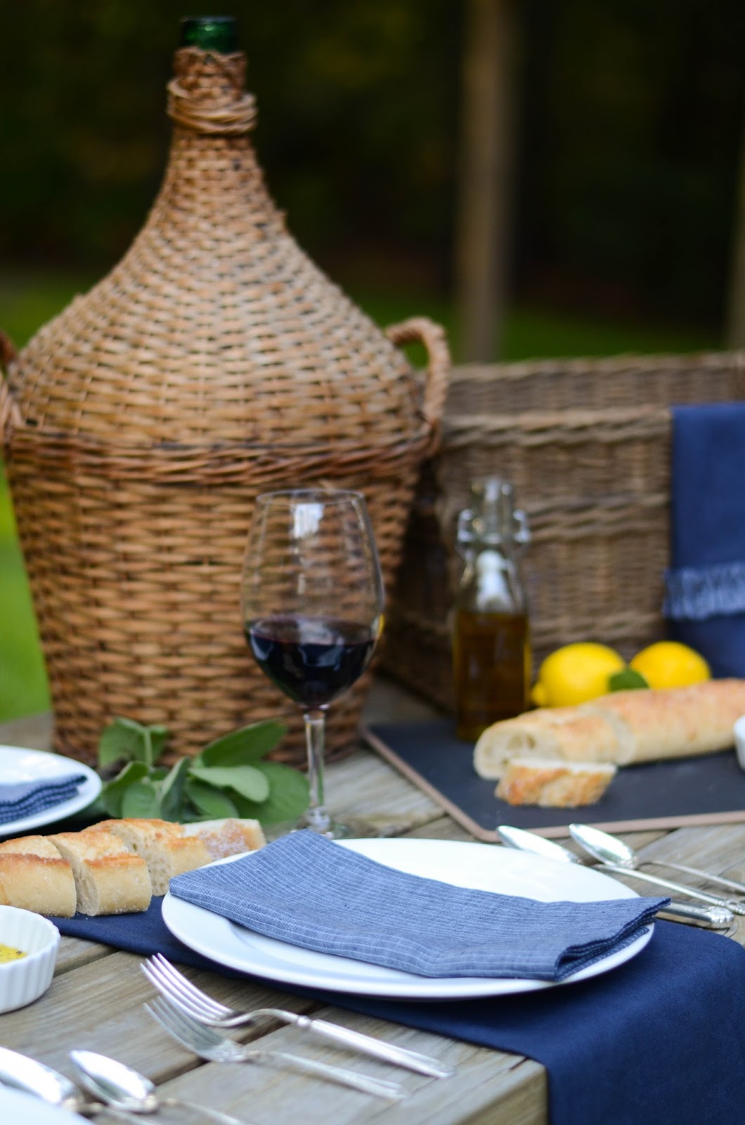 Tuscan Inspired Table Setting