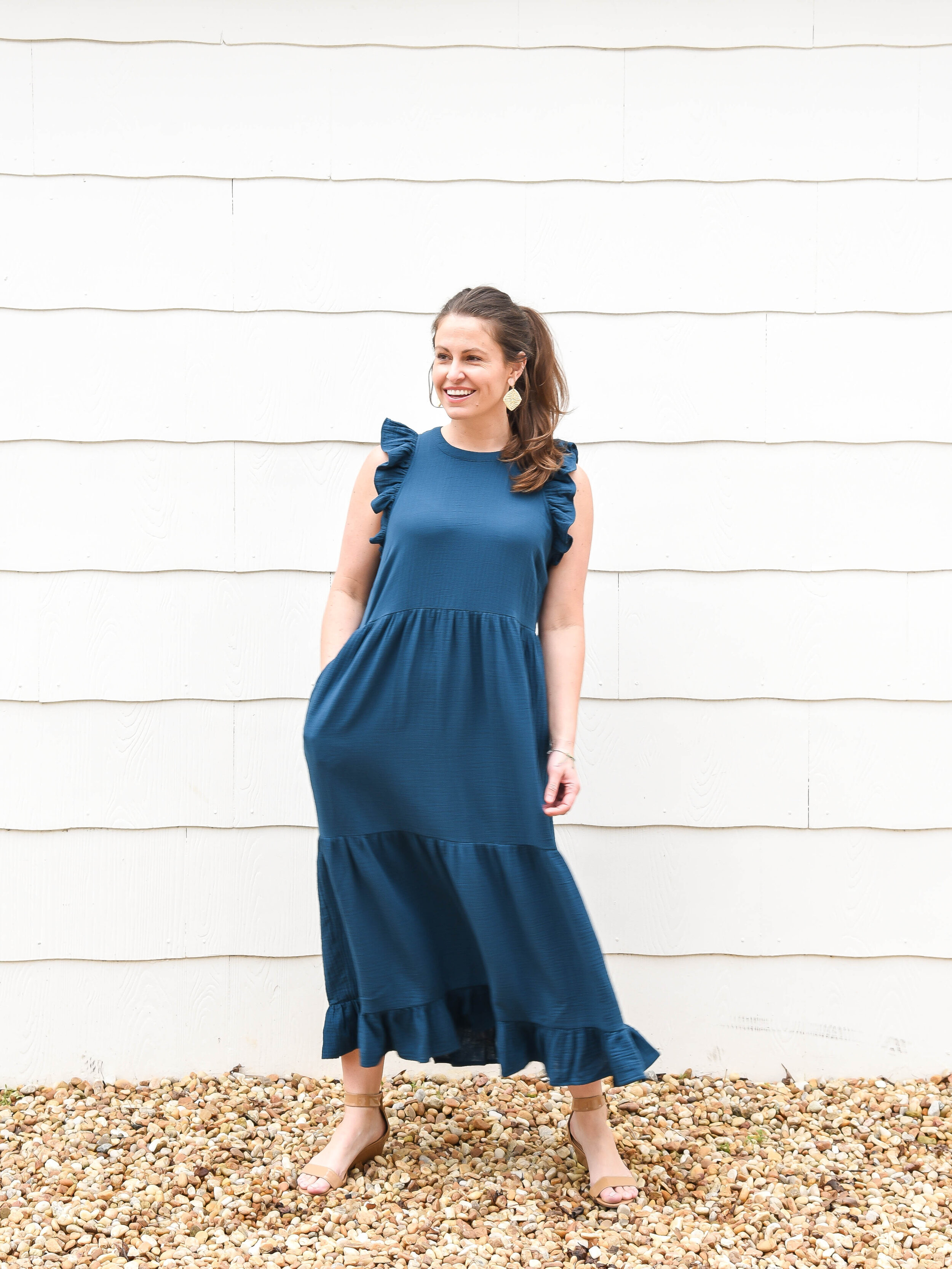 Blue Cotton Dress | Now $28