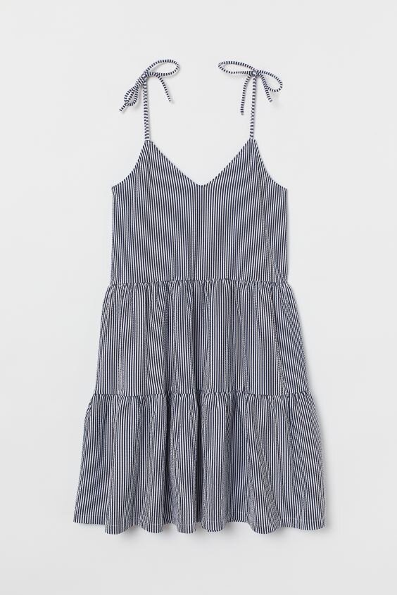 Blue White Stripe Dress  |  $25