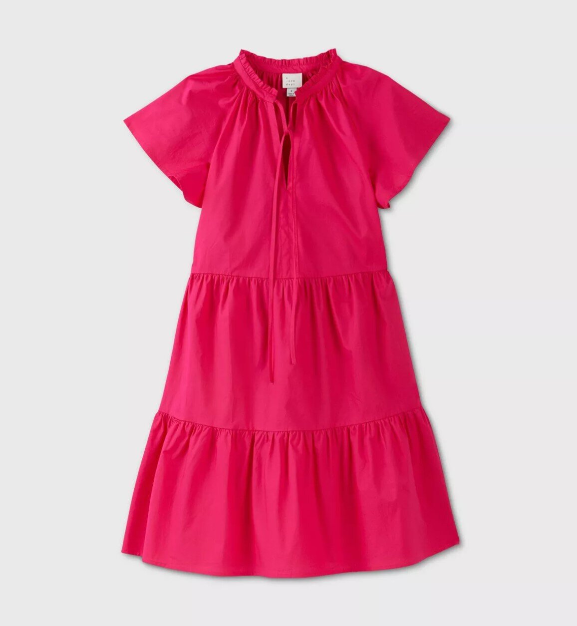 Pink Cotton Dress   |  $25