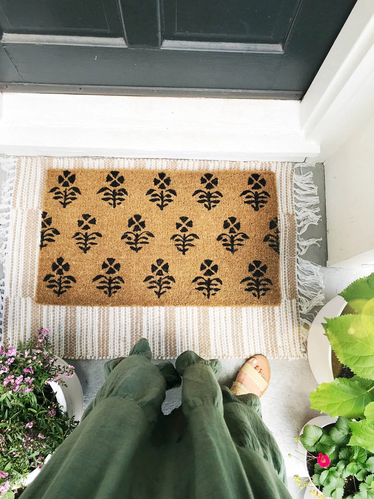 Get The Look Layered Doormats — iron & twine