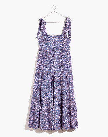 Cotton Floral Dress, $99