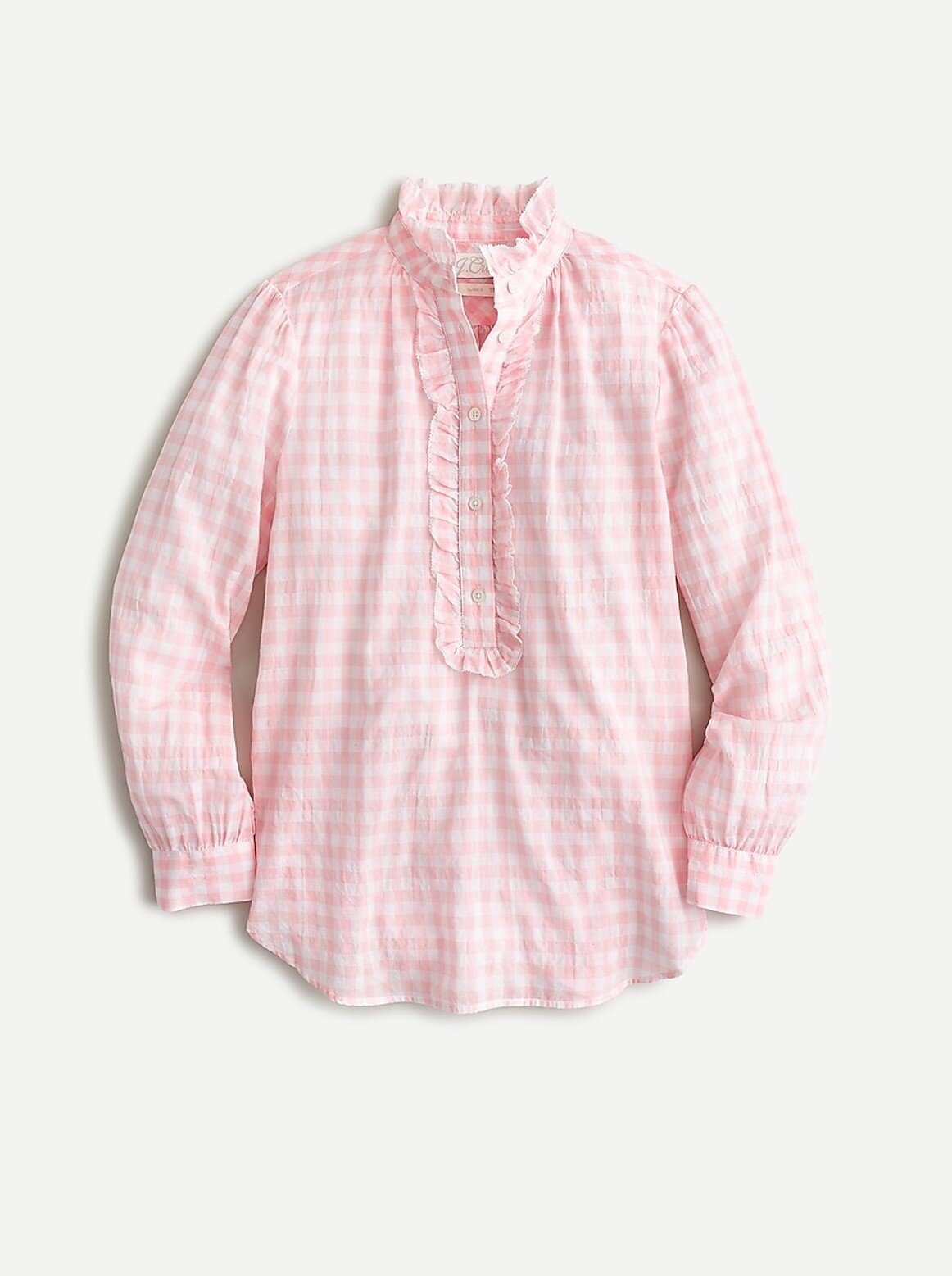 Pink Gingham Top, Now $60